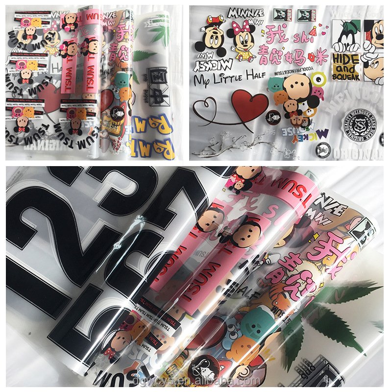 New Design Custom Discolorable Tiger Logo Plastisol Heat Transfers Printing Press Clothing Label for T-shirt