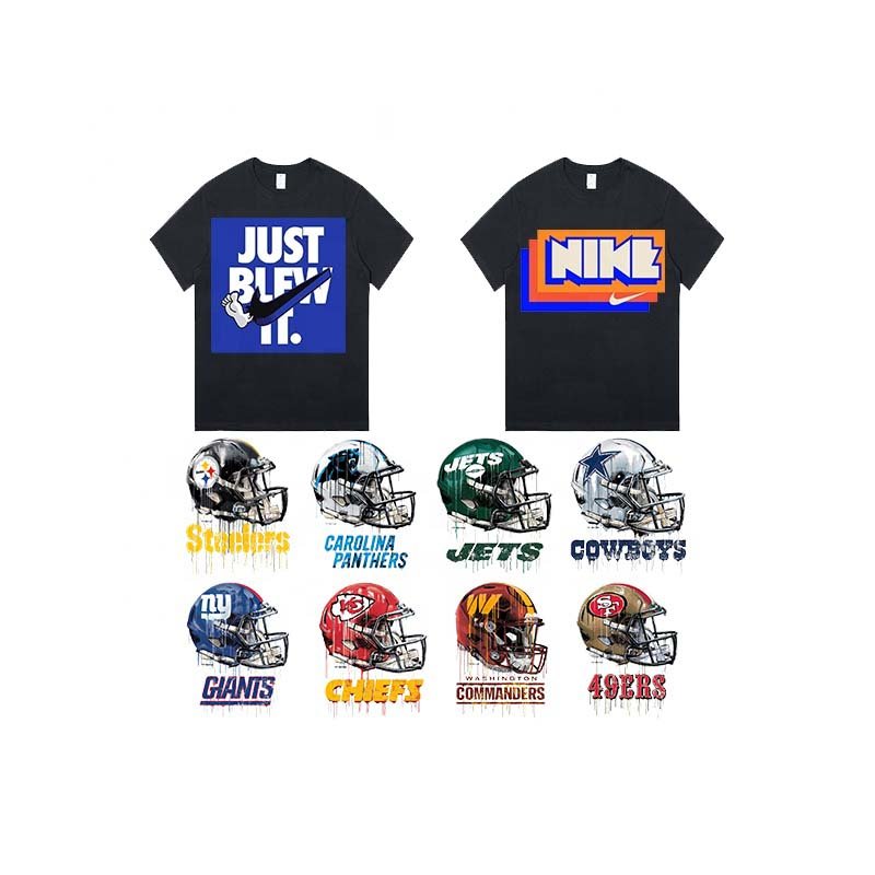 Fast Sample Custom Plastic DTF Heat Transfer Printing Creative Logo Ready To Press garment