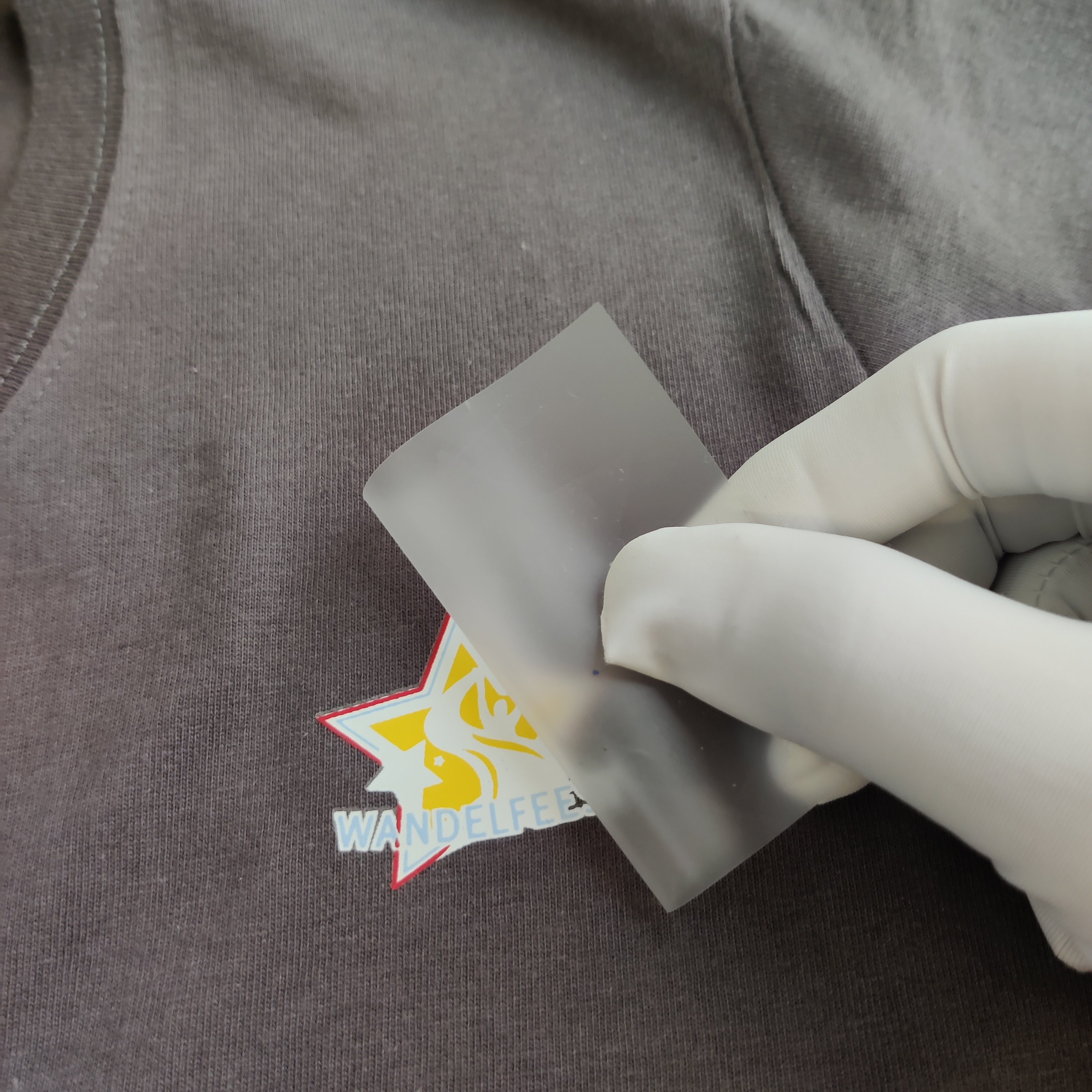 Custom Clothing Tags Iron on Tagless Neck Heat Transfer Labels for T Shirts