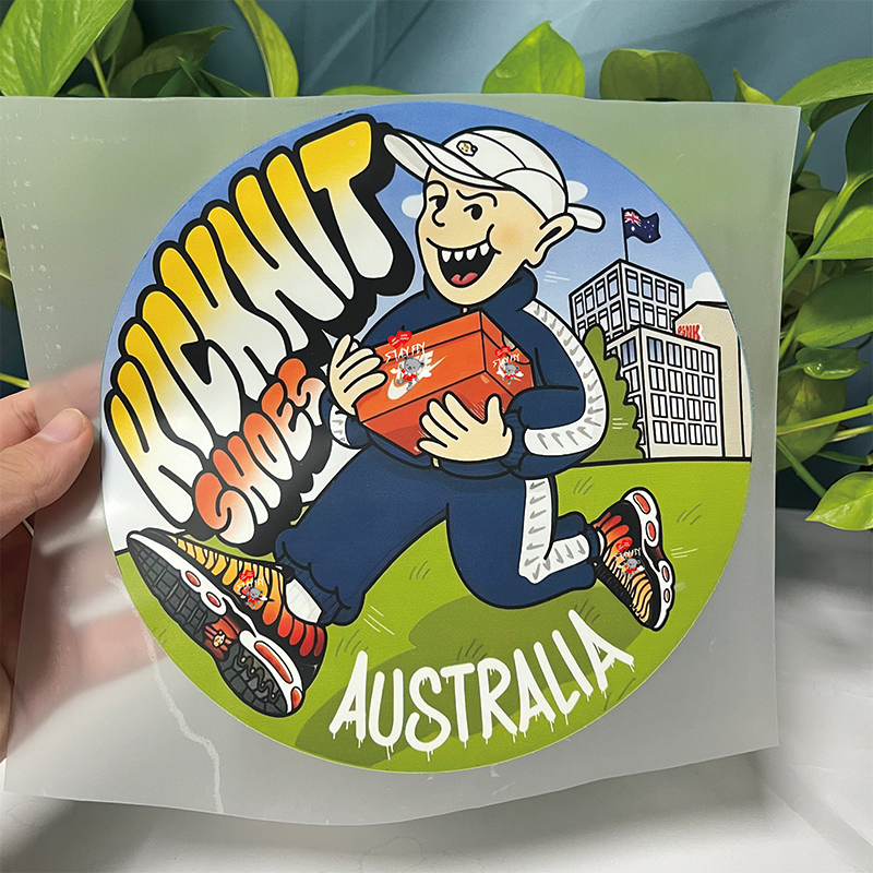 Factory Custom DTF Transfers PET Material Plastisol Screen Prints for Clothing Wholesale Heat Press Logo Print