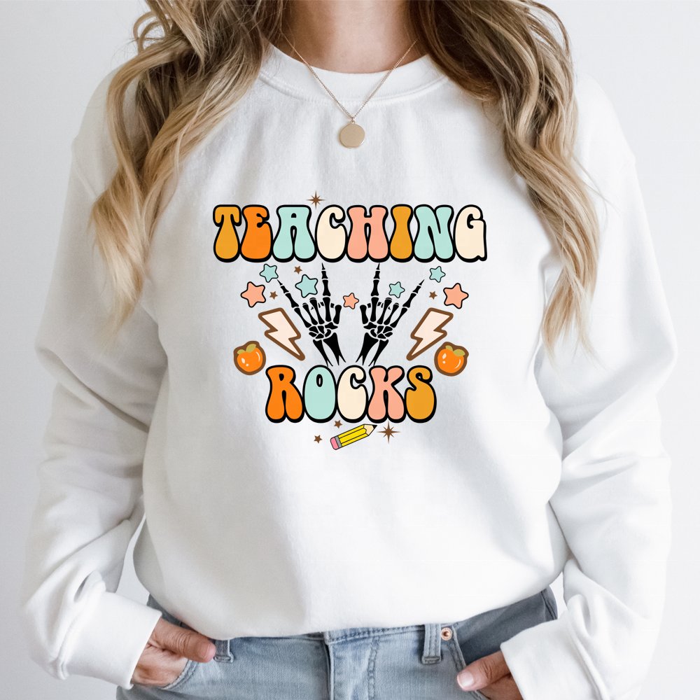 Teacher Maestra Rainbow Ready To Press Heat Transfer Printing Back To School Custom DTF Print Transfer Stickers For T-shirts