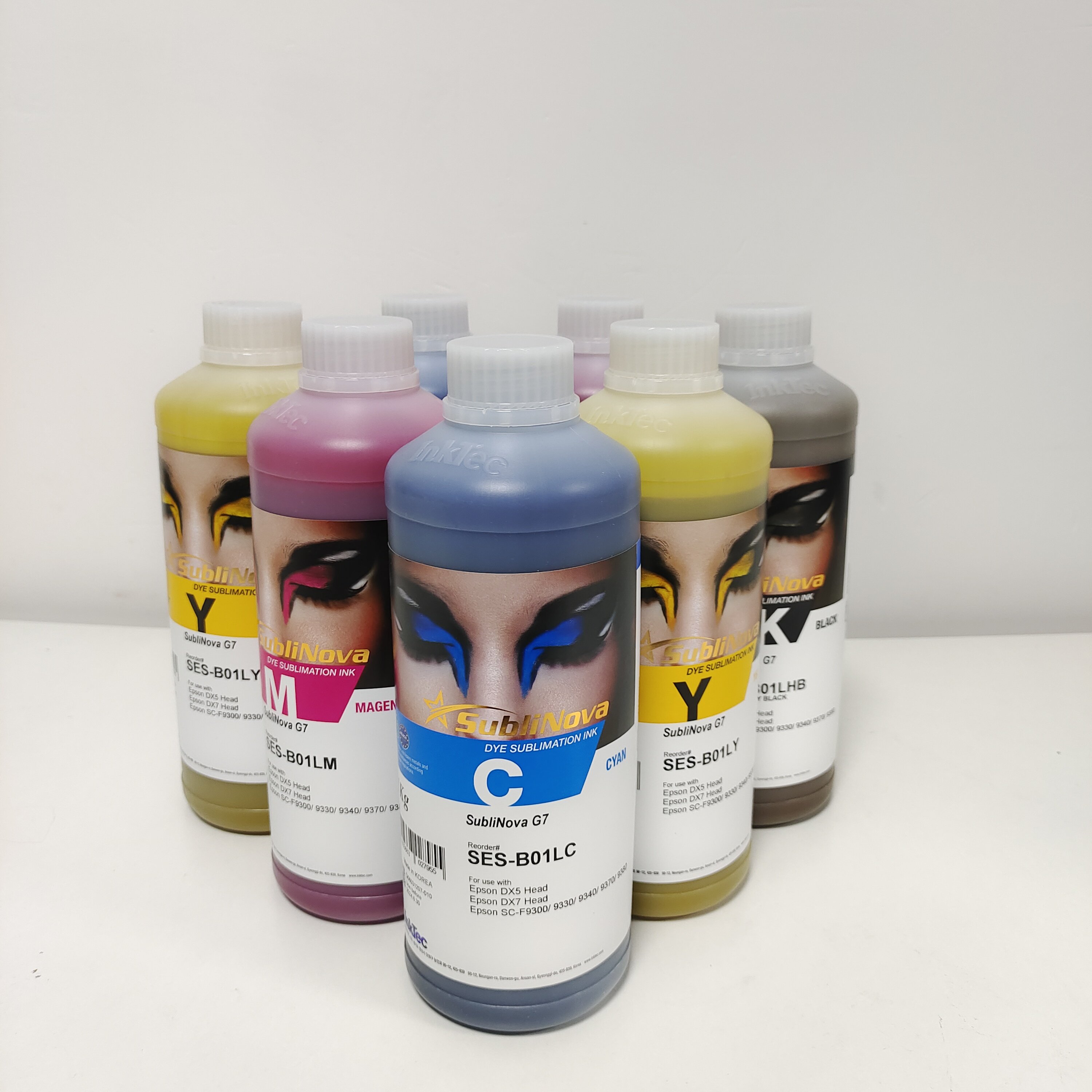 Original Korea Inktec HIGH DENSITY SES Sublinova sublimation ink 1000ml for digital printing