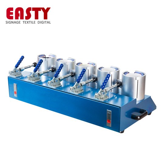 Easty 5 in 1 Sublimation Mug Heat Press Printing Machine