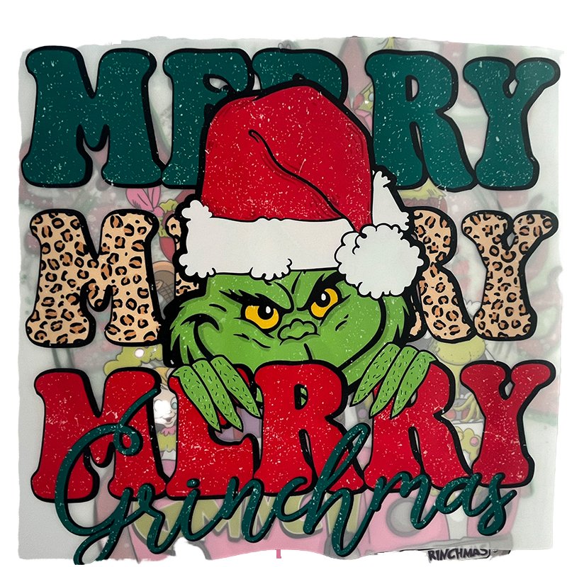 Custom christmas t shirt dtf film iron on Vinyl Design Heat Transfer Label a3 dtf printer heat transfer printing service patches