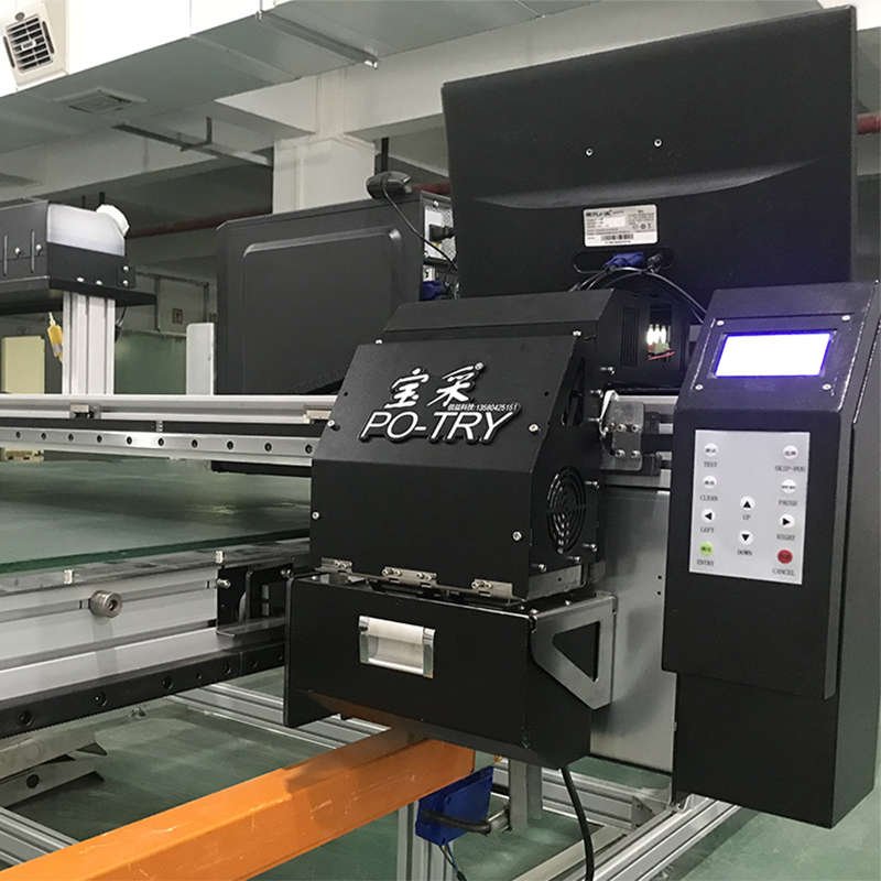 2 head factory supply flatbed T shirt printing machine DTG garment printer for cotton fabrics