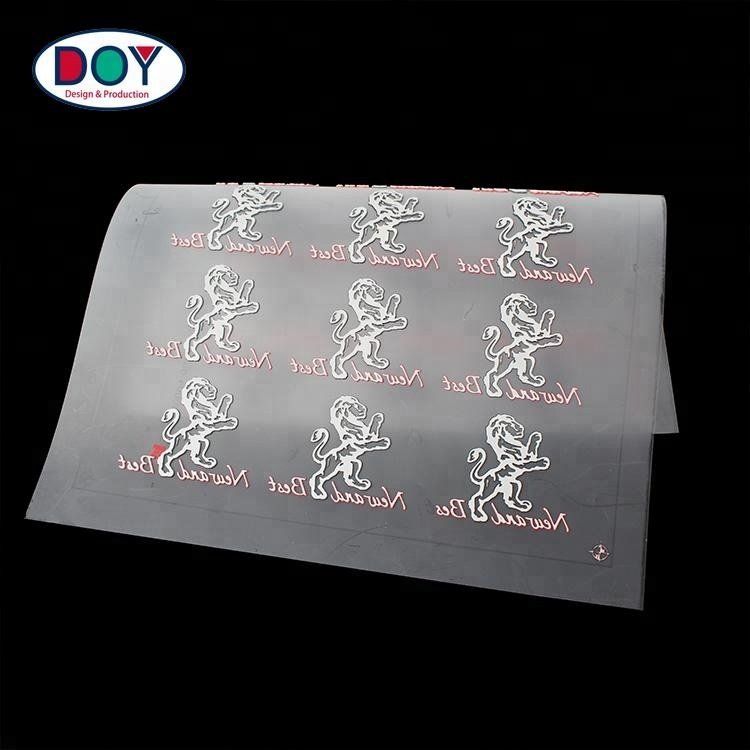 Women T Shirts Thermal Press Printed Labels Services Custom Lion Logo HTV Heat Transfer Screen Printing Stickers for Tshirts