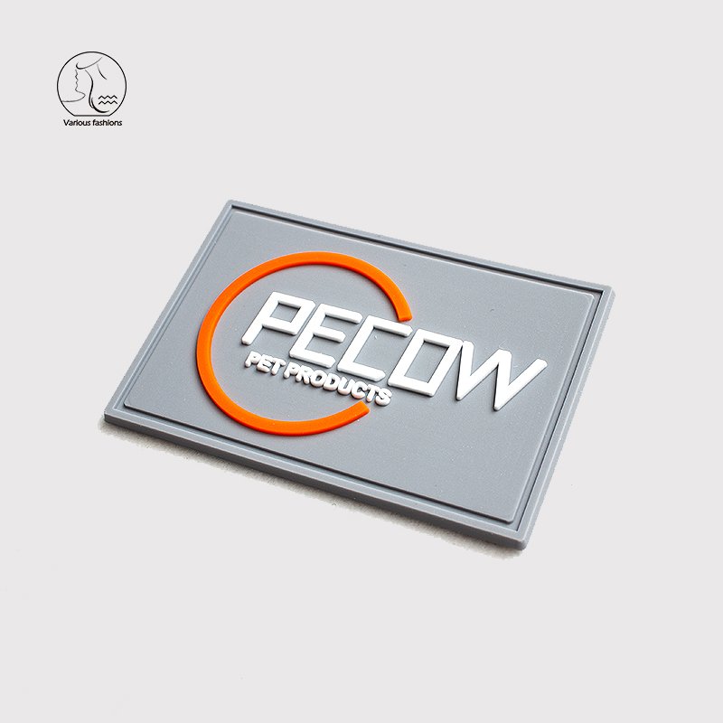 YunShang Custom 3D Silicone Printing Heat Transfer Logo For Clothing Silicone Logo
