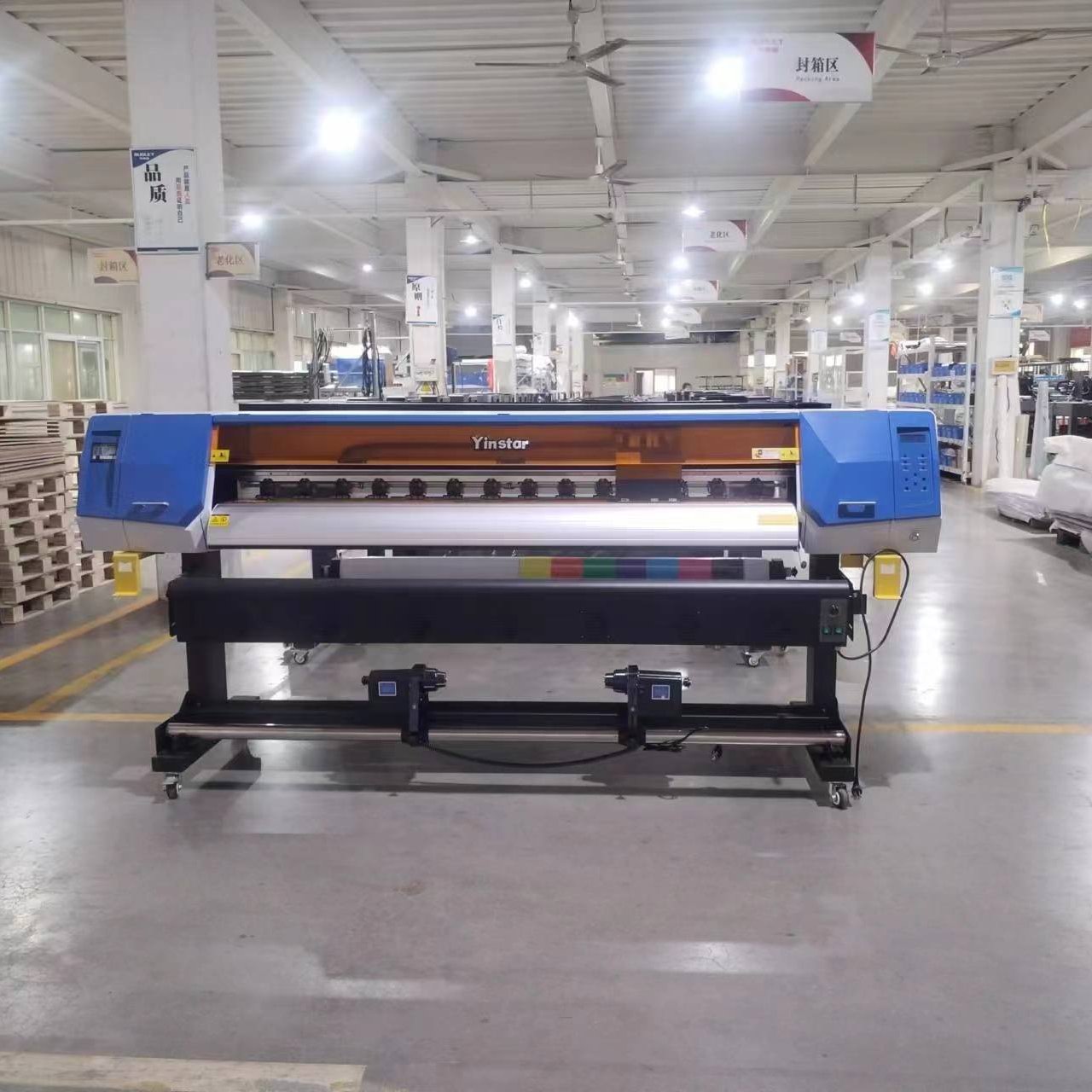 2024 Large format 1.8m Eco Solvent Banner Printer Single XP600 F1080 i3200 Head Tarpaulin Plotter for Banner and Vinyl printing