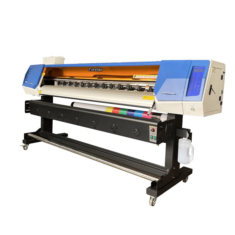 2024 Large format 1.8m Eco Solvent Banner Printer Single XP600 F1080 i3200 Head Tarpaulin Plotter for Banner and Vinyl printing