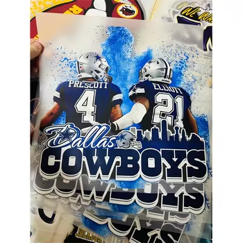 High quality heat transfer sticker transfer printing Brand design custom transfers dtf stickers for t-shirts