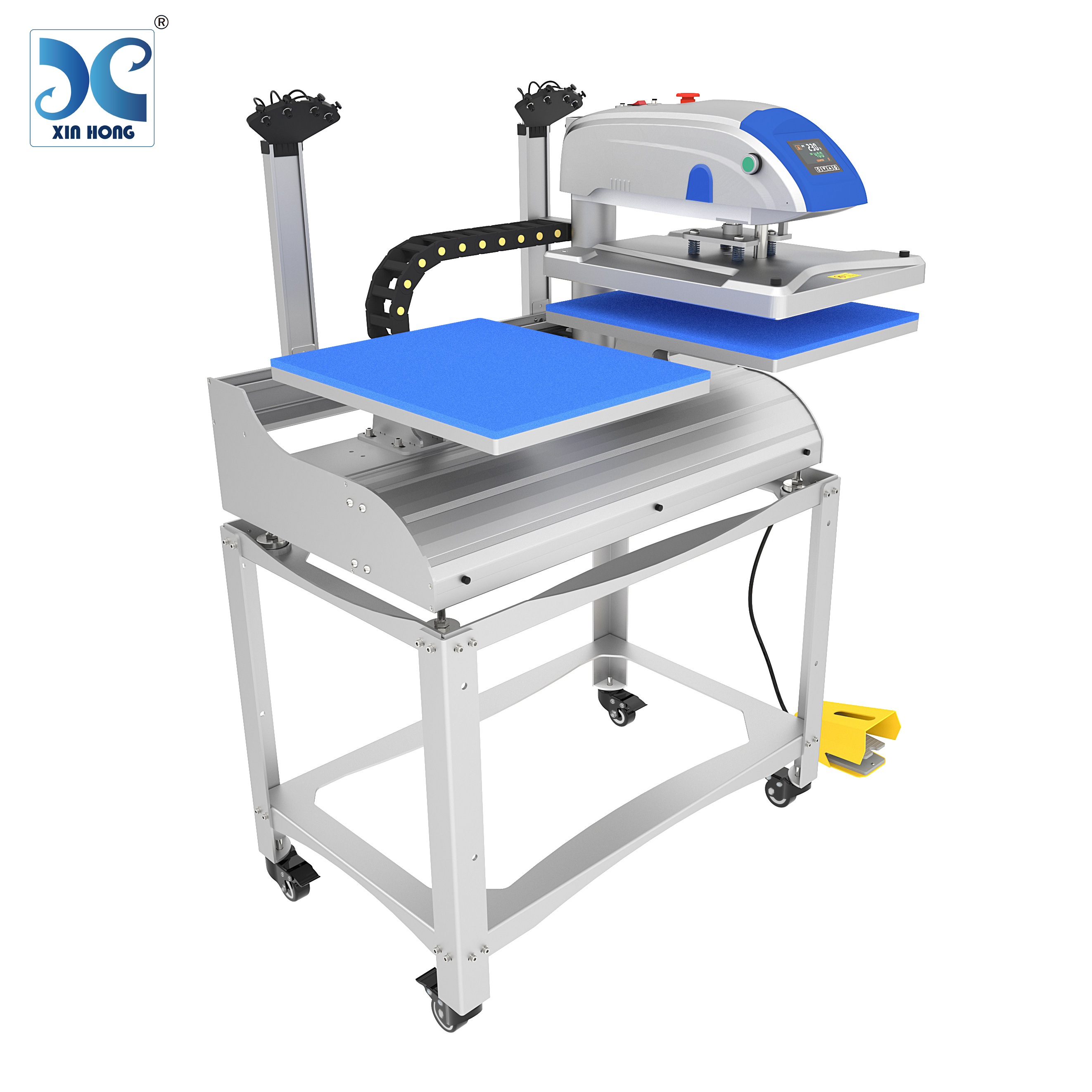 16x20 Dual Station Heat Press Transfer Automatic Machine Printer For Printing Business