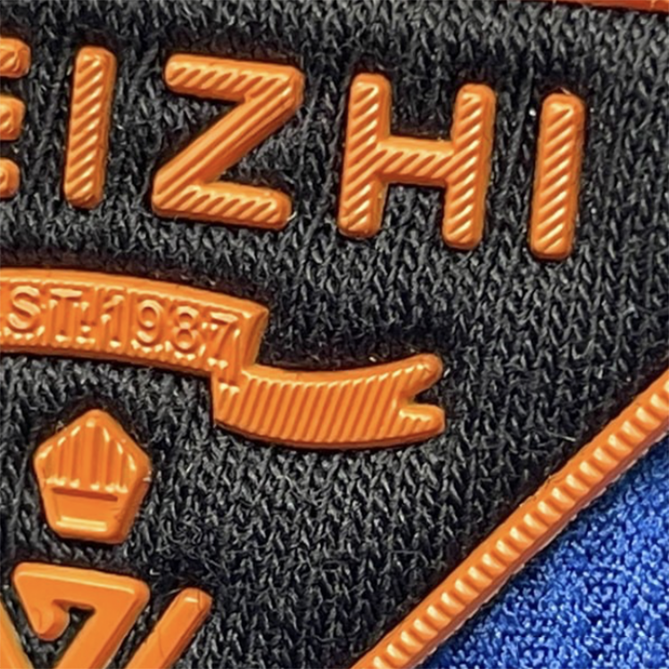 High Quality Custom 3d Tpu Raised Effect Heat Transfer Patches Iron On Clothing Badge