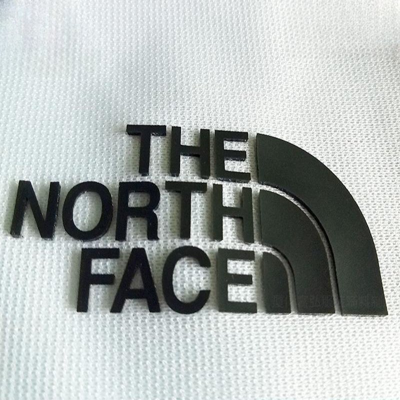 Wholesale price Custom Design Heat Transfer Printed Garment Label Silicone Logo Customizable Colors transfer for t shirt