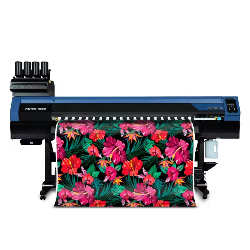 Original Mimaki TS100-1600 Automatic Sublimation Heat Transfer Inkjet Printer for Textiles Printing
