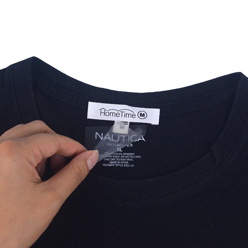 Best Price Custom Logo Iron-On Neck Labels Personalized Dtf Garment Wash Tags Heat Transfer Printing Stickers For Clothes
