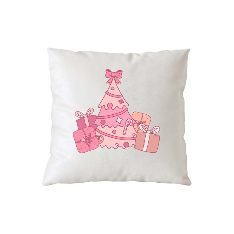 Christmas Tree Dtf Transfers Heat Transfer Printing Diy Pink Series Cartoon Custom Heat Press Transfer Sticker