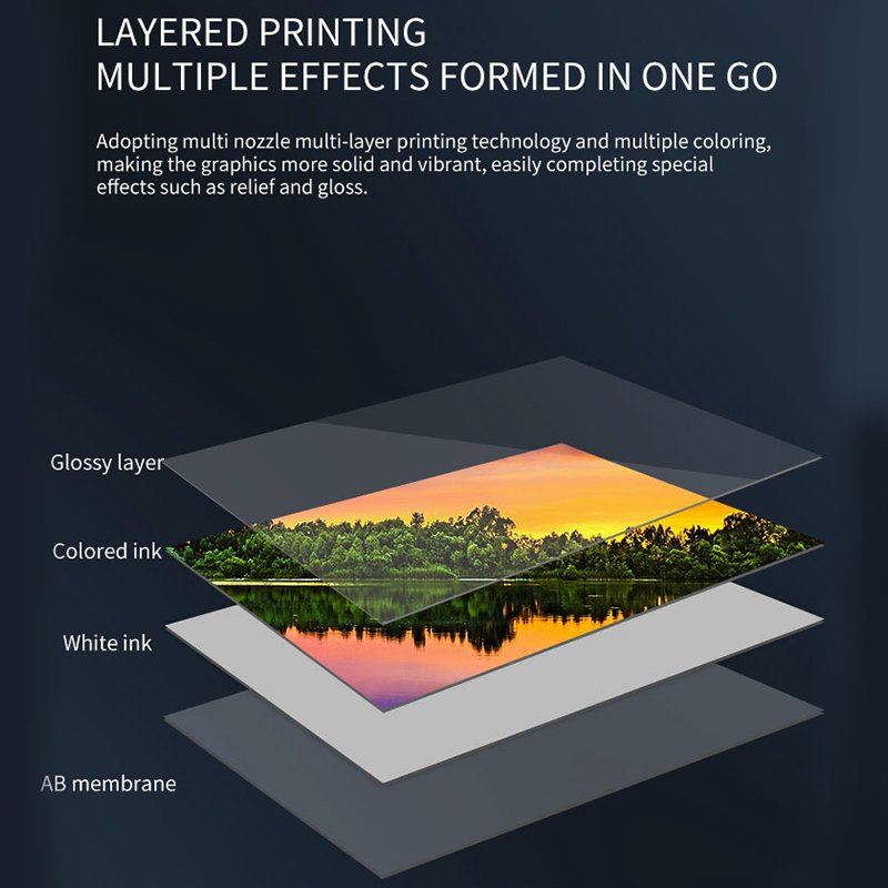 Hot sale Popular New UV DTF Printer Transfer Film DTF UV Printer for Transfer Printing on Any Products