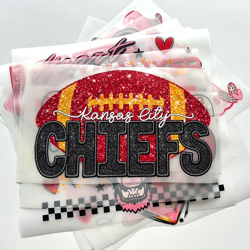 Designer Heat Transfers Prints Stickers Film Clothes Luxury Oversized Dtf Transfers Labels Custom dtf heat transfers for t-shirt