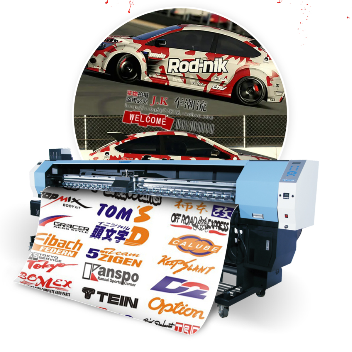 Wide format inkjet uv printing flex banner machine eco solvent printer i3200 head sublimation transfer printing eco printer