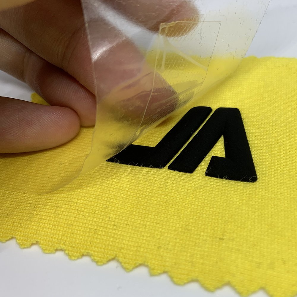 Custom Print 3D Logo Silicone Heat Transfer Printing Label for Garment Clothes DIY Thermal Transfer Hot Vinyl Iron Sticker