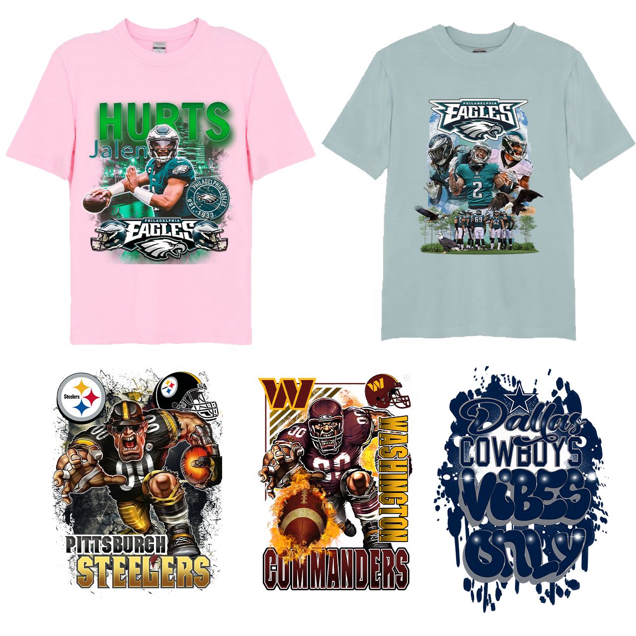 Wholesale factory durable washing custom labels heat press dtf film dtf transfers printing for t shirt