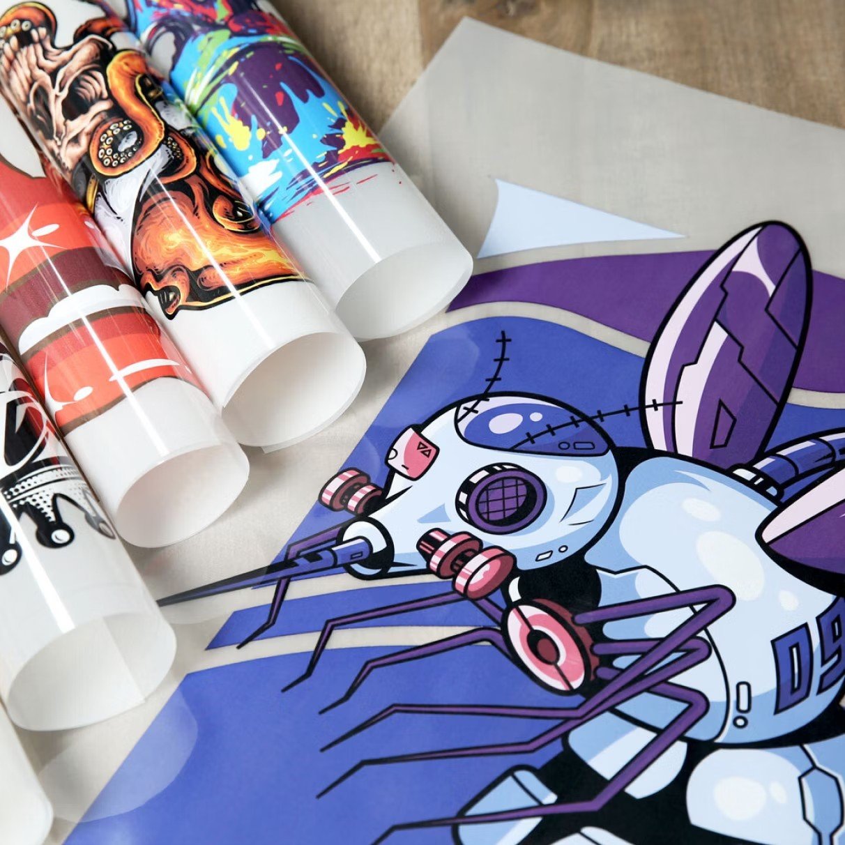 diy dtf vinyl HTV iron on sticker heat transfer prints on garments motif transfers dtf heat transfer printing for tshirt