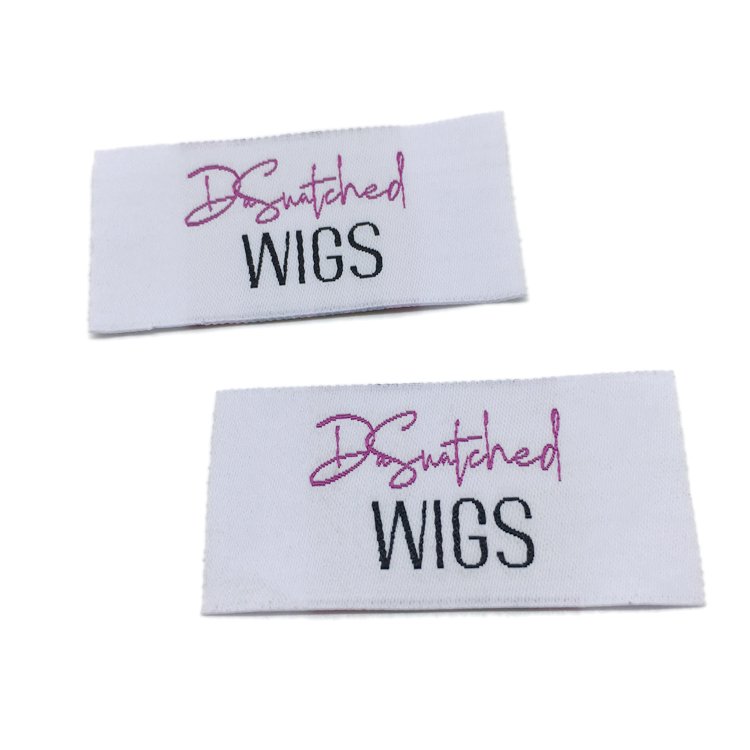 Design Your Custom Tagless Care Clothing Labels Garment T-Shirt Washable Neck Label Thermal Iron On Logo Heat Transfer Label