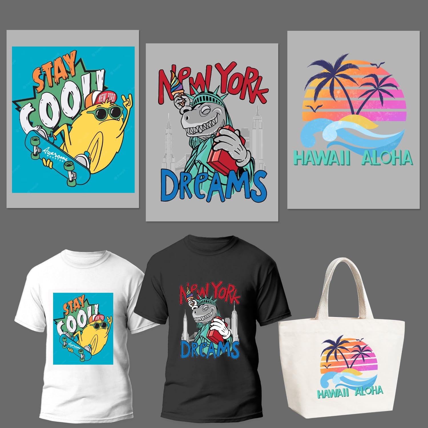 High quality heat transfer sticker transfer printing Brand design custom transfers dtf stickers for t-shirts