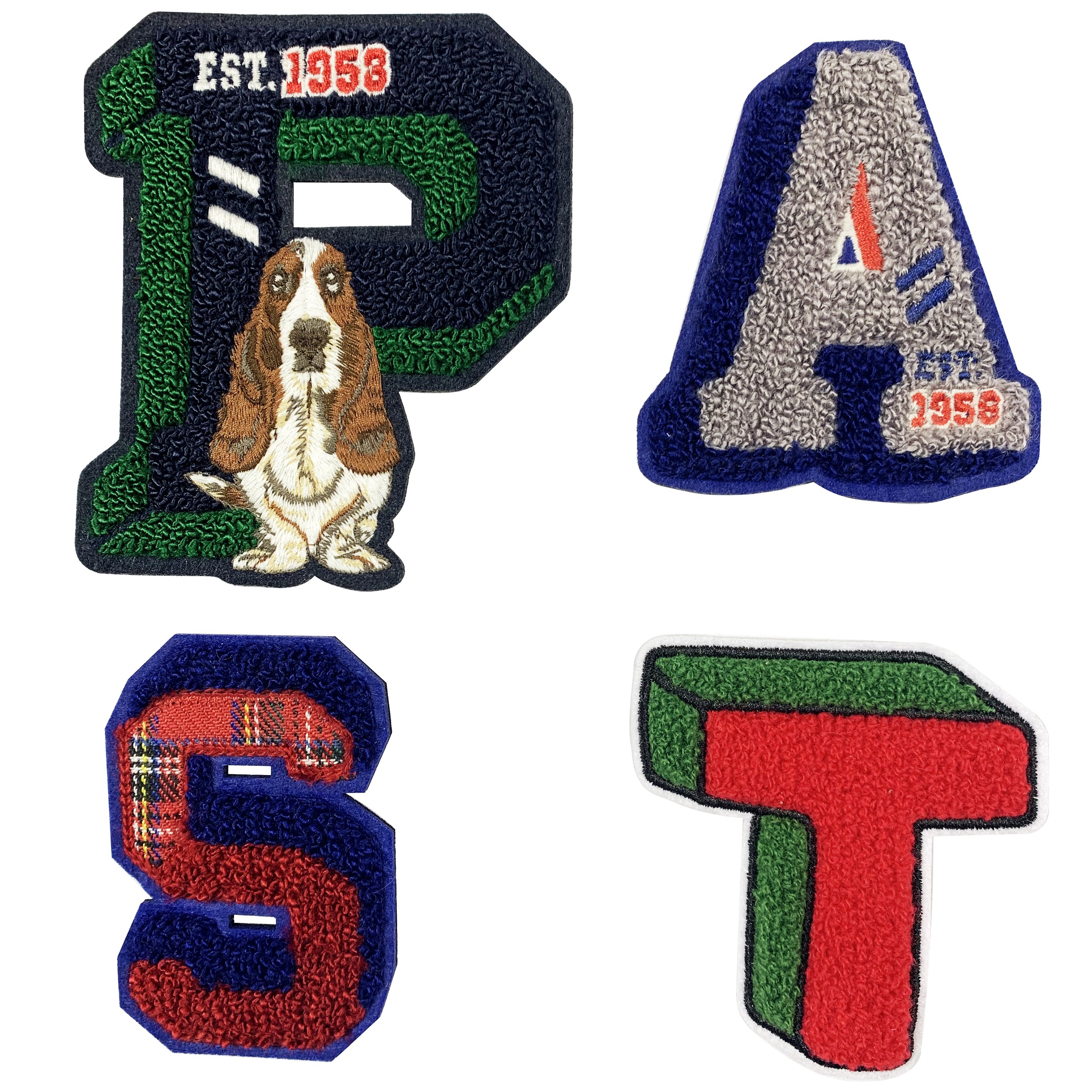Garment Designer Leather Ortha Evra Ventralex Chenille Patches Custom Embroidery Iron On Patches Embroidered
