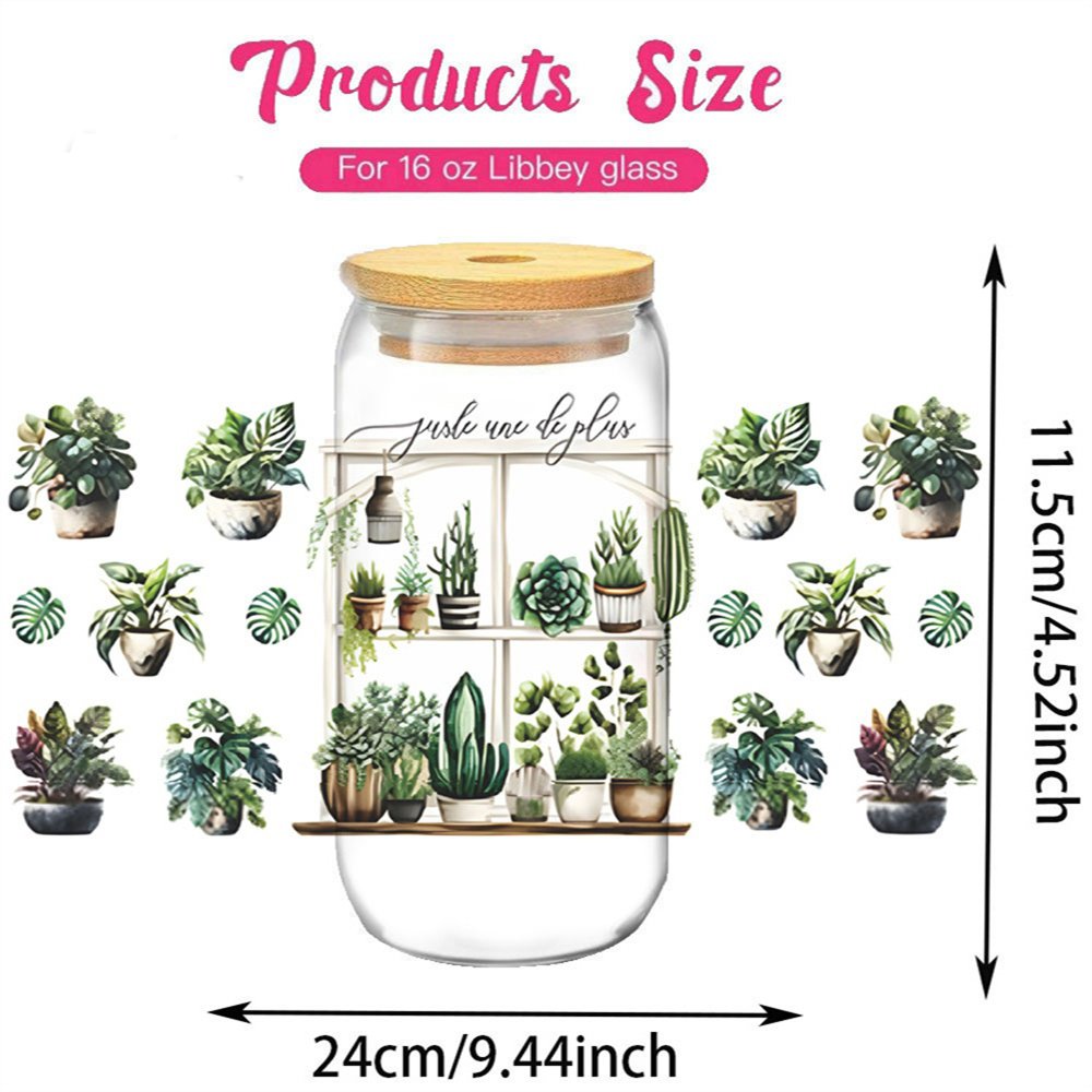 3D UV DTF Transfers Stickers Beautiful Christmas Tree Theme Printed DIY Cup Wraps for Glass Ceramic Metal Leather Bottle Covers