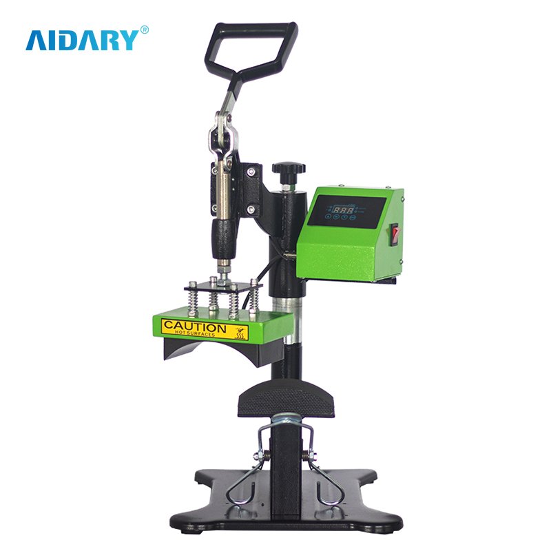 AIDARY Digital Heat Press Machine Excellent Quality Cap Logo Printing Provided CE Certificate Automatic Digital Controller 24