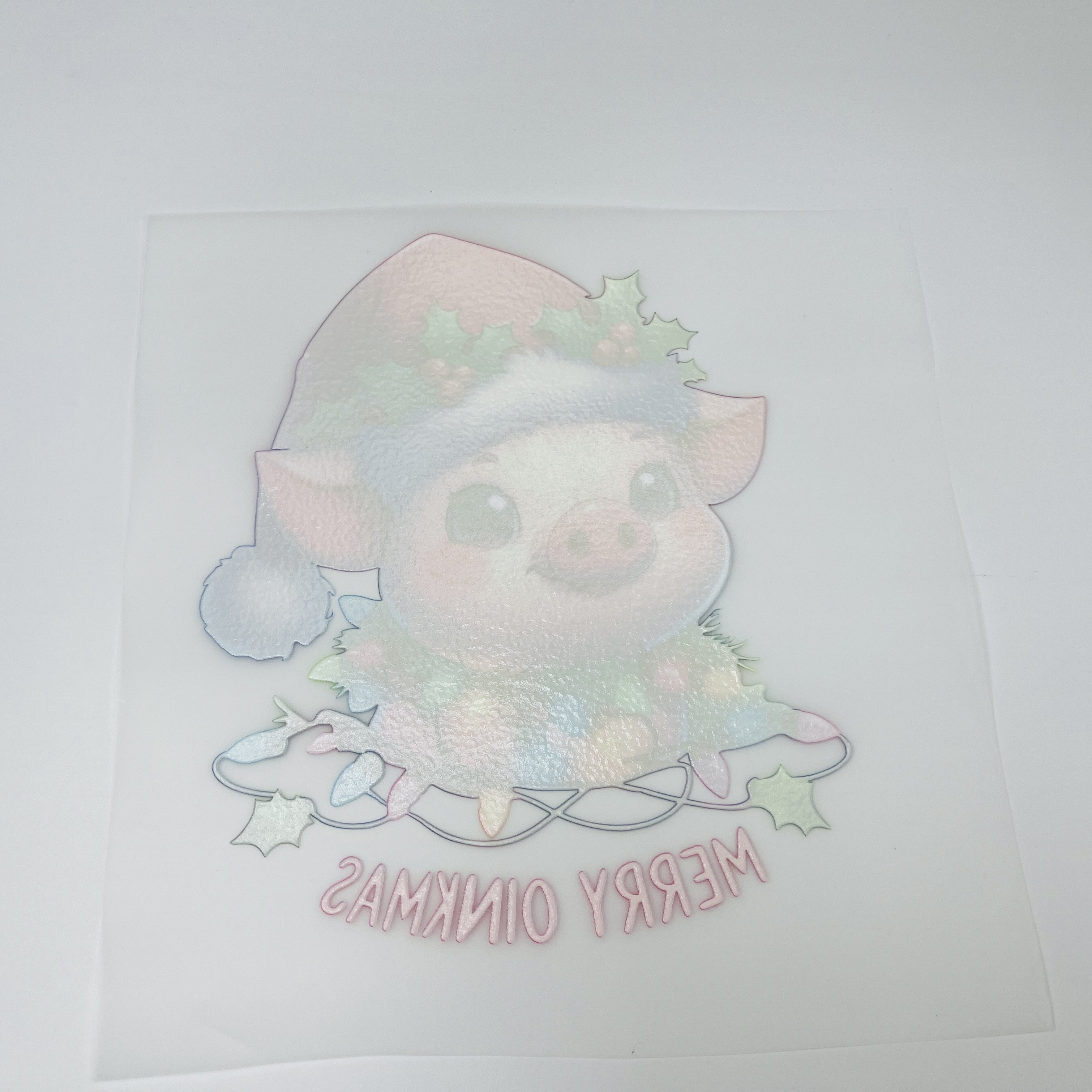 Wholesale custom dtf transfers christmas plastisol screen labels vinyl logo heat press stickers transfer printing for garment