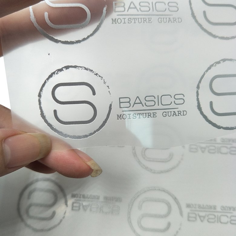Customize wash care label heat press transfer vinyl back neck label iron on stickers screen print offset printers neck label