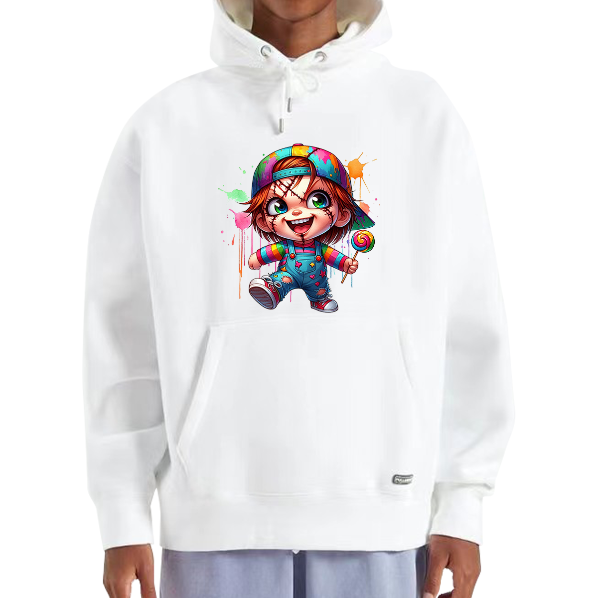 Halloween Ready to Press on Garment Screen Print Transfers Factory DTF Clothing Heat Transfer Cartoon Funny Designs Skull CN;FUJ