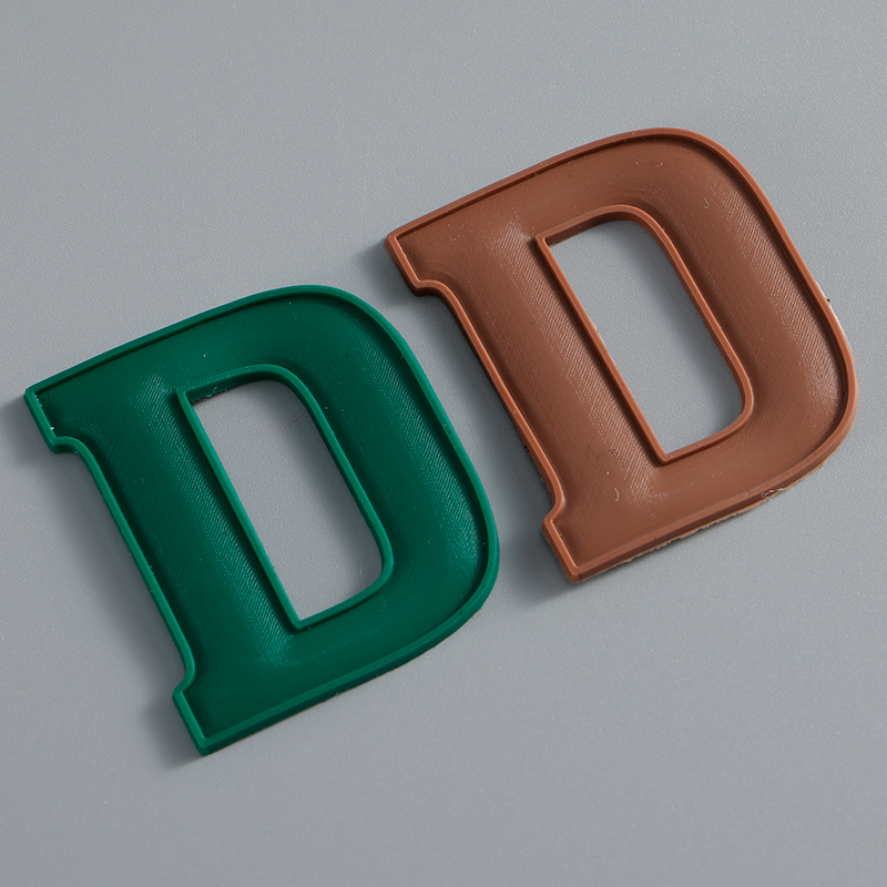 Hot Clothing Labels 3D Silicone Heat Press Stickers Transfer Printing Label