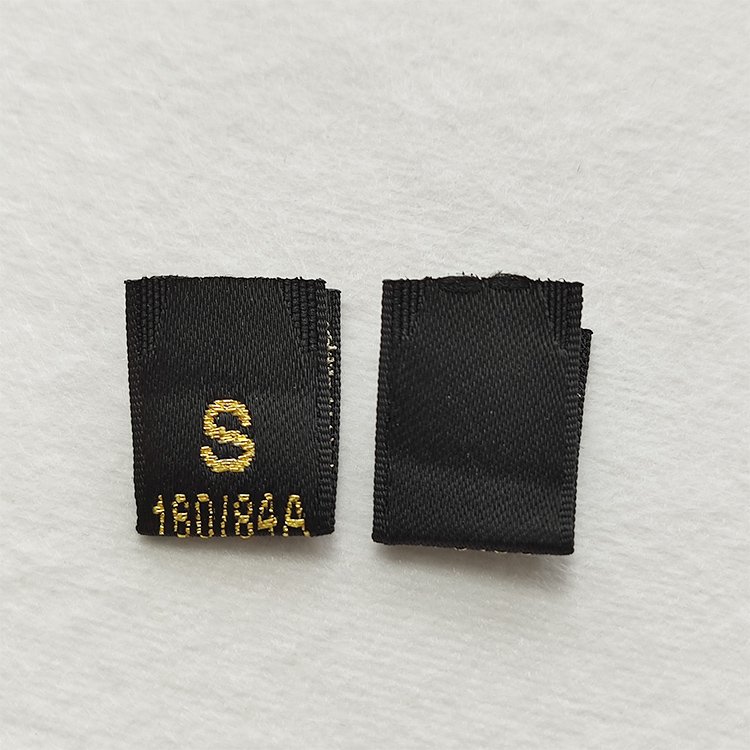 Factory custom Clothing Garment T-shirt fadeless logo brand woven Transfer Printing Labels For Clothes Neck size Cloth label