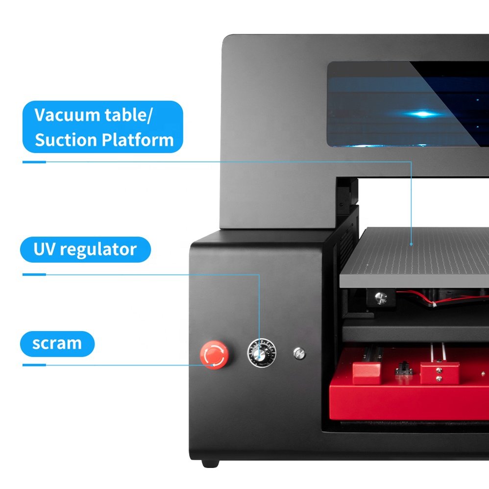 Refinecolor A3 UV DTF Printer Printing AB Film Double DX9 Air Cooling Led UV Transfer Sticker Non Powders For Irregular Products