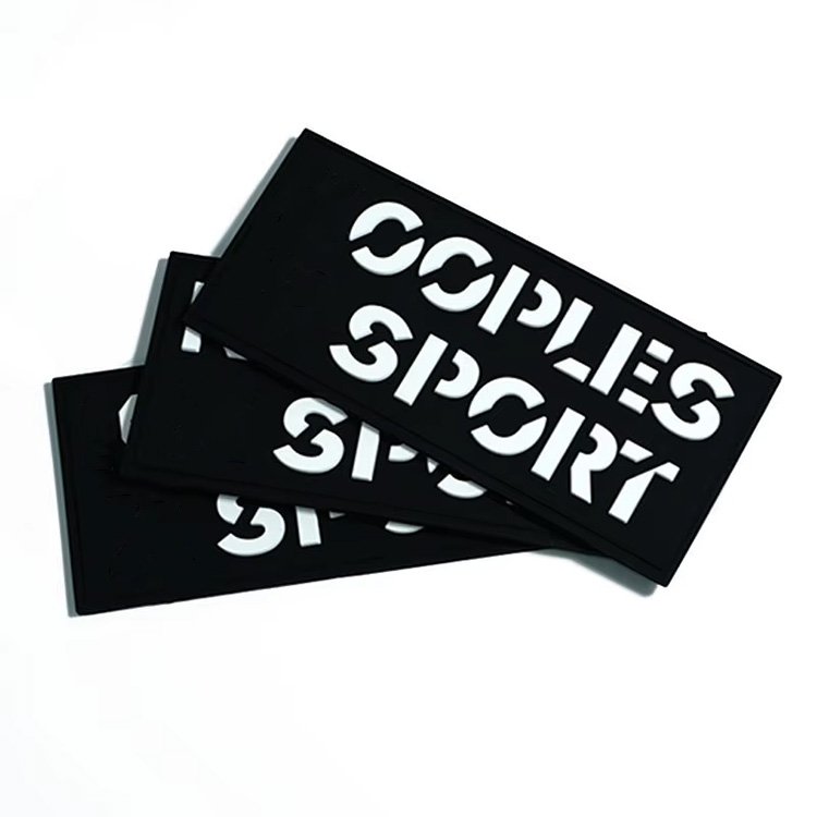 Iron On TPU Custom Silicon Labels 3d Raised Silicone Labels Heat Transfer Printing Label