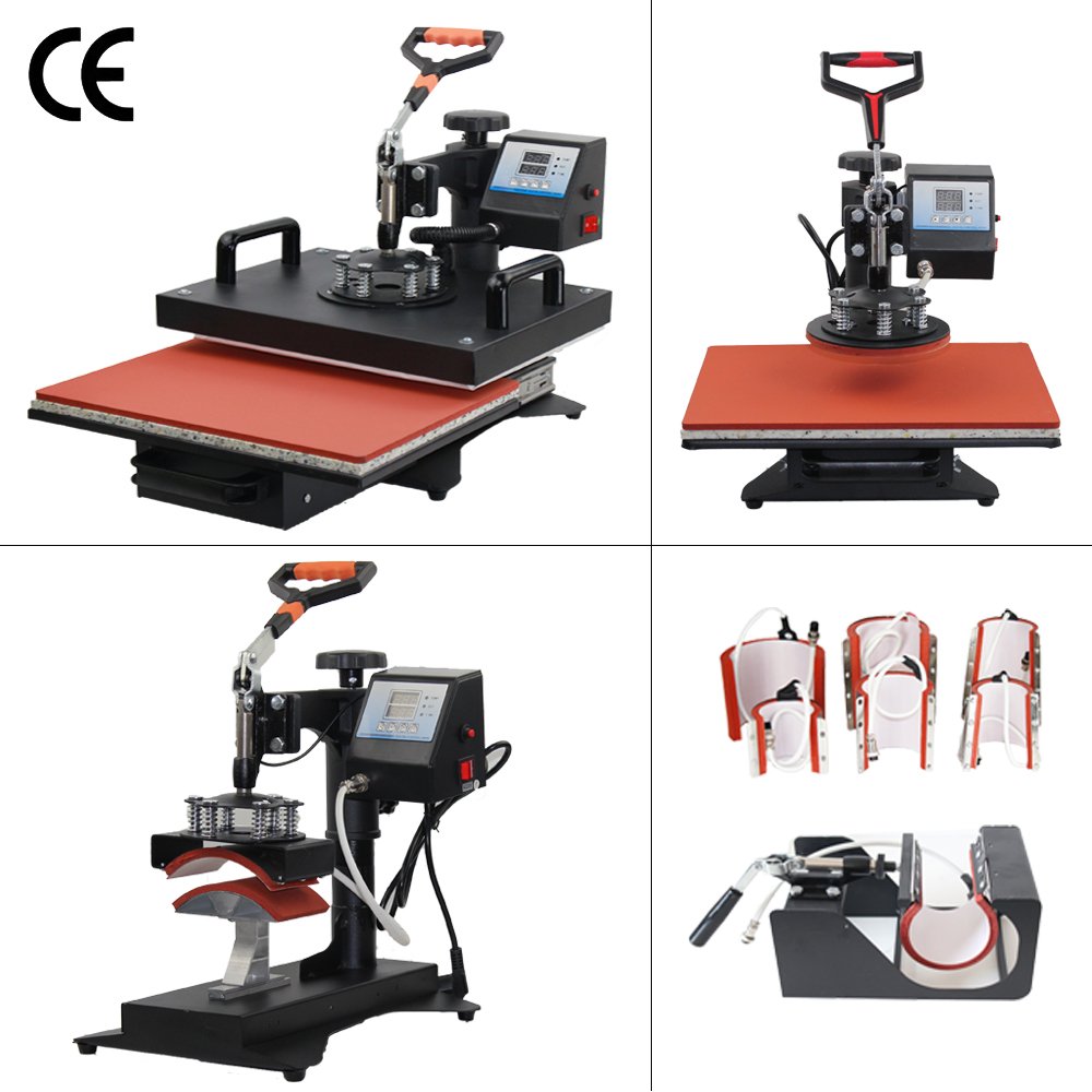 Easysub Combo Heat Sublimation Transfer Machine 12x15 inch maquina de sublimacio 15 in 1 Heat Press Machines for t -shirt 1