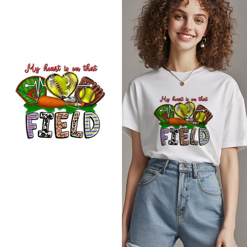Heat Transfer Designs t Shirts Dtf Ready Heat Press Custom Transfer Letters Logo Stickers DTF Thermal Transfer Sticker