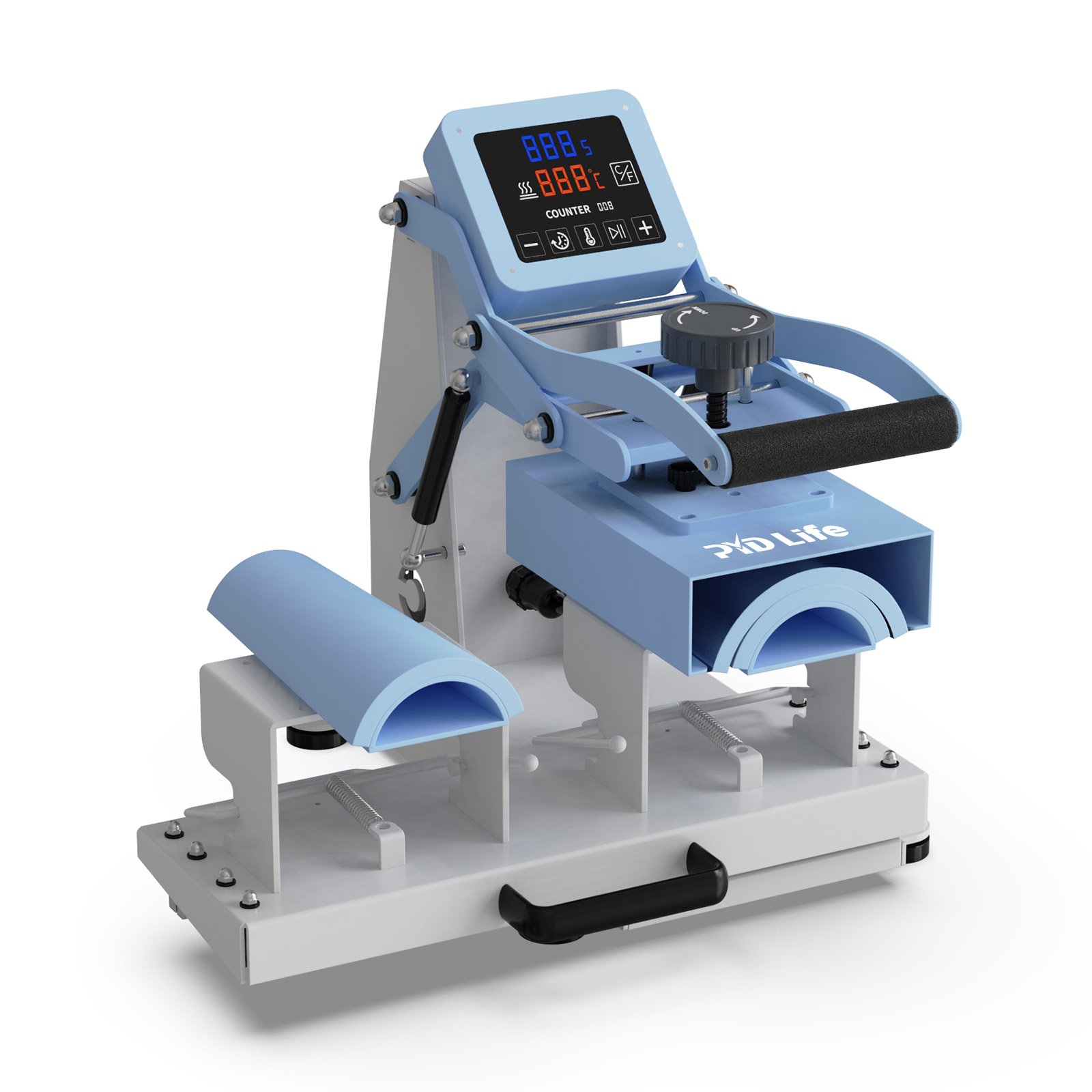 PYD Life Shin Guard Transfer Printing Sublimation Machine Double Station Shin Guard Heat Press