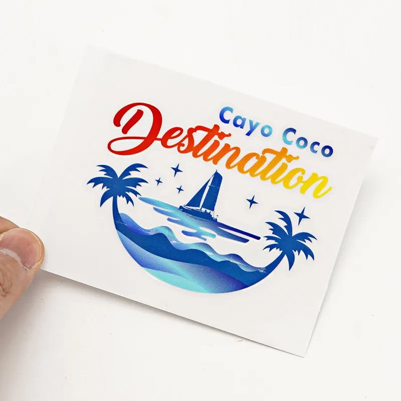 Waterproof Custom Brand Printing Vinyl Uv Cup Transfer Stickers 3d Logos For Packaging Labels Vinyl Decals
