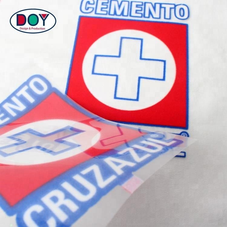 Iron On Soft Flock Clothing Labels Wholesale Design Custom Football Club Logo Flocking Heat Transfer Vinyl Patches for Hats