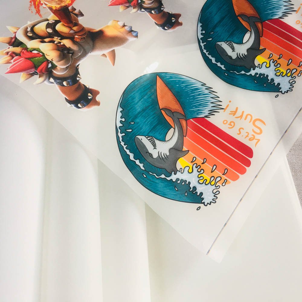 Erasmart DTF Printer PET Film 30cm DTF Heat Transfer Film For Printing Textiles