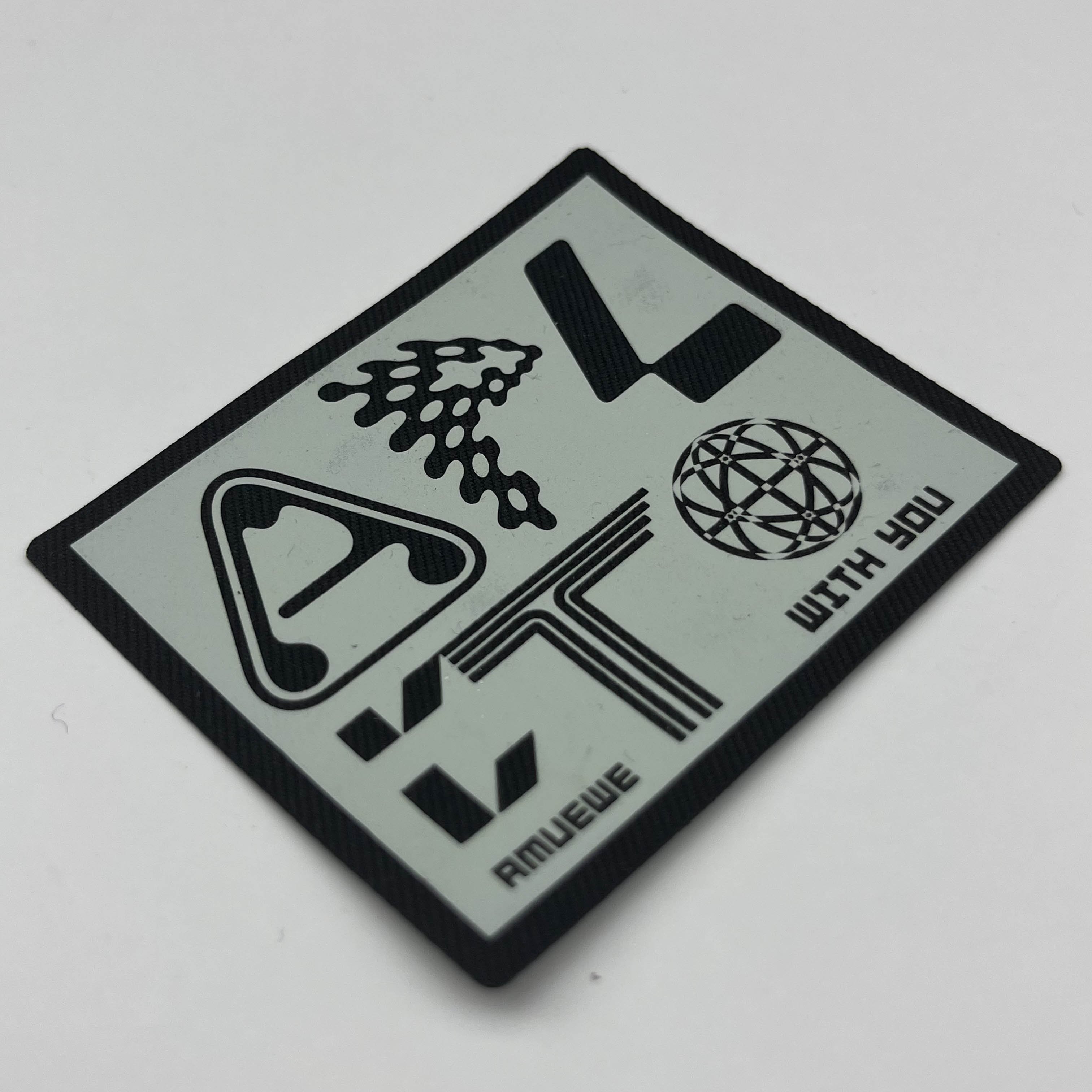 Customized Patches Clothing Zombies Design Heat Transfer Printing Label Print Transfer For T-shirts