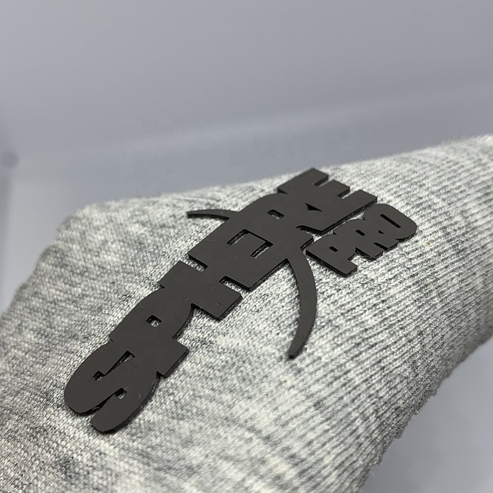 2024 Hot Sale Custom Logo Raised Effect Brand 3D Rubber Silicone Heat Transfer Label Garment Sticker For T-shirt