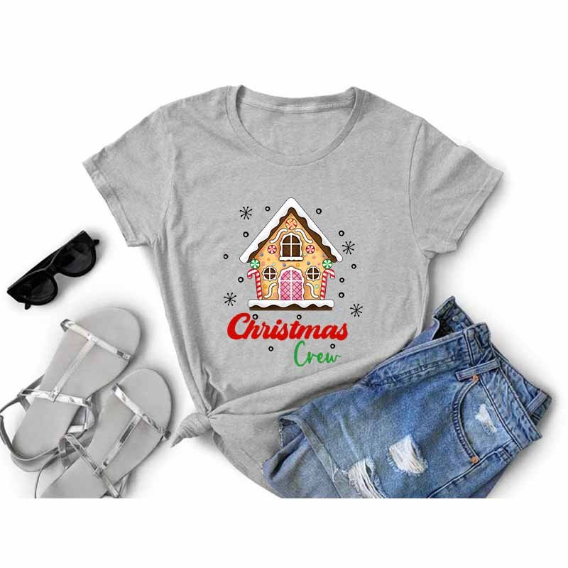 Christmas Dtf Transfers Gingerbread Man Cartoon Custom Logo Heat Transfer Printing Dtf Iron Sticker For T Shirt
