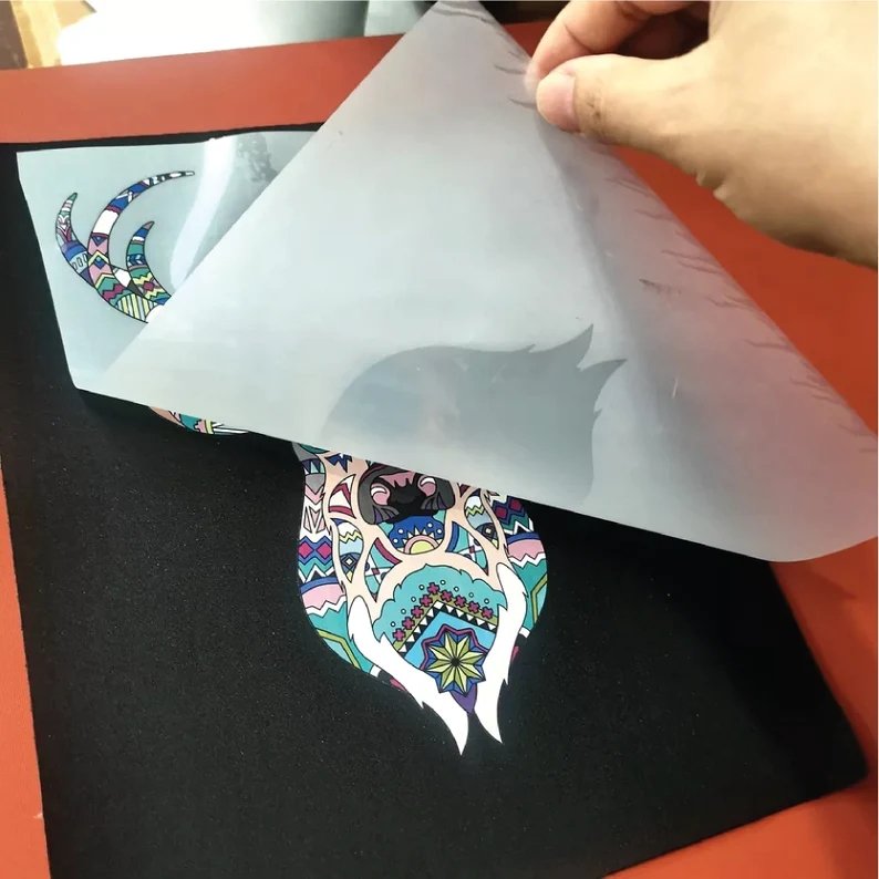 Wholesale custom personalized ready to press heat transfers sublimation printed sticker for clothing