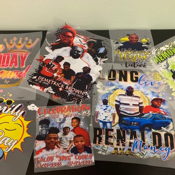 Wholesale custom personalized ready to press heat transfers sublimation printed sticker for clothing