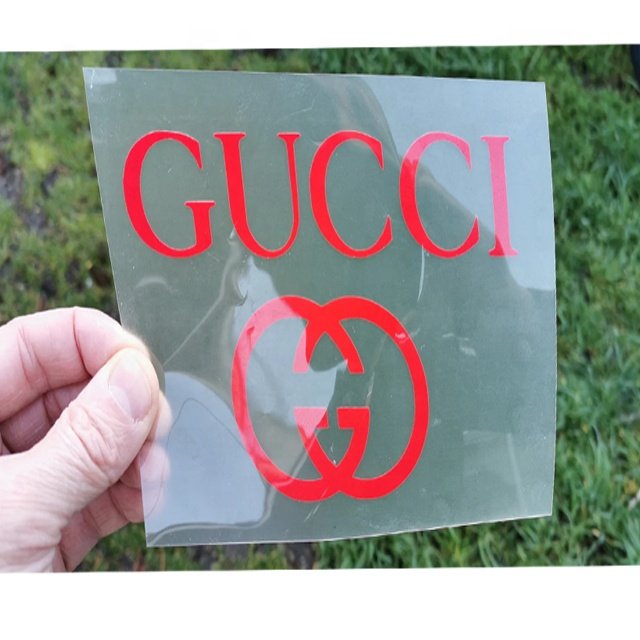 custom logo brand name printing removable adhesive vinyl sticker transfer die cut logo stickers